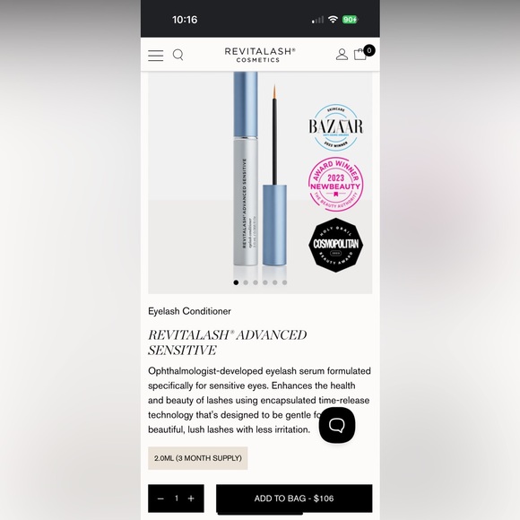 RevitaLash Advanced Sensitive Eyelash Conditioner - Picture 2 of 3